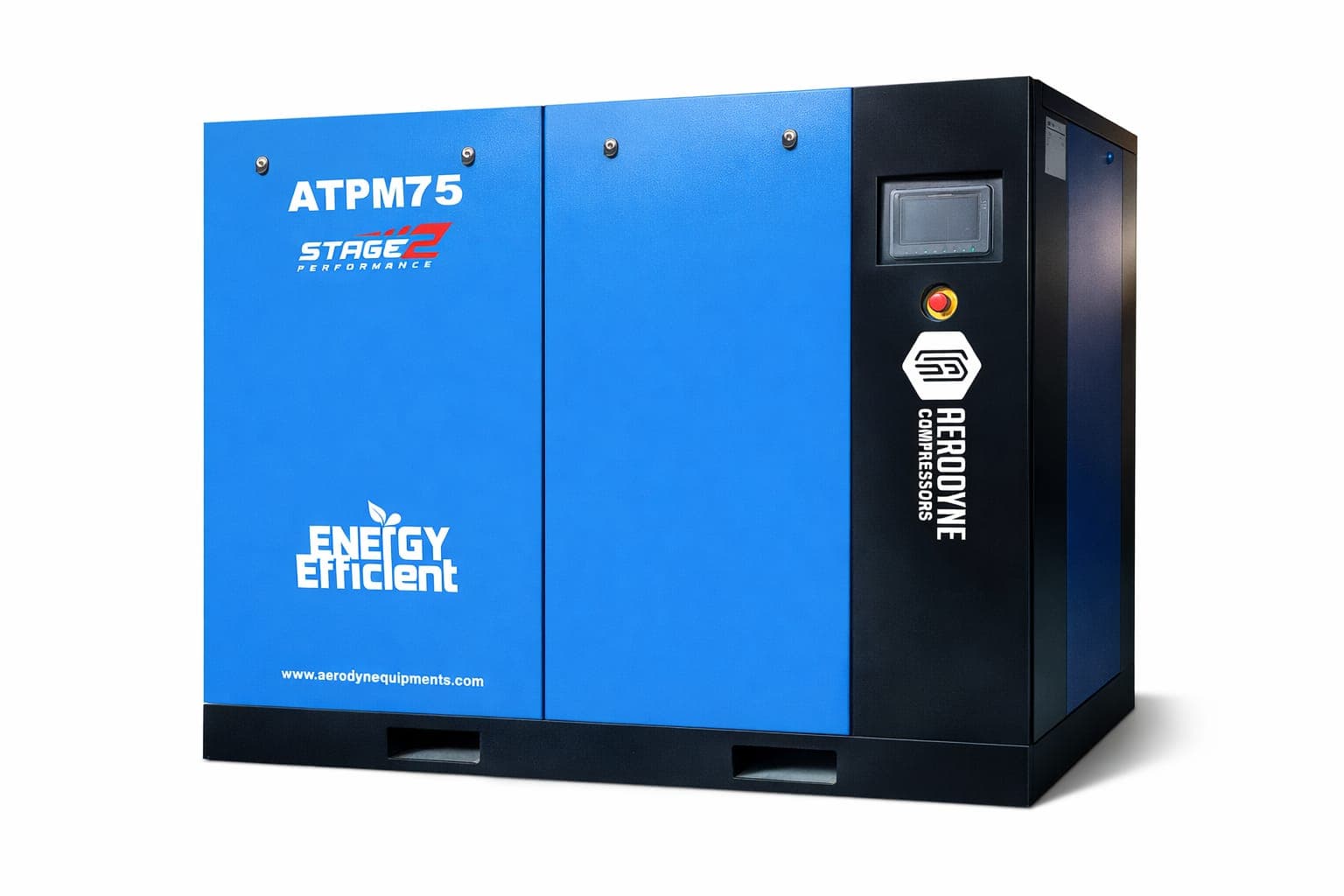 AERODYNE High-Efficiency 2-Stage Screw Compressors