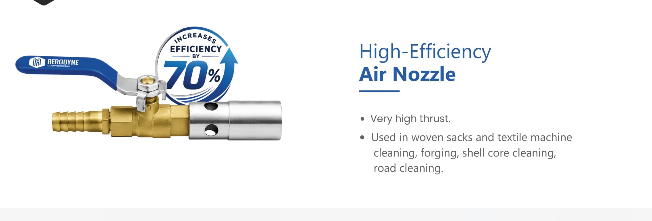 High-Efficiency Air Nozzles