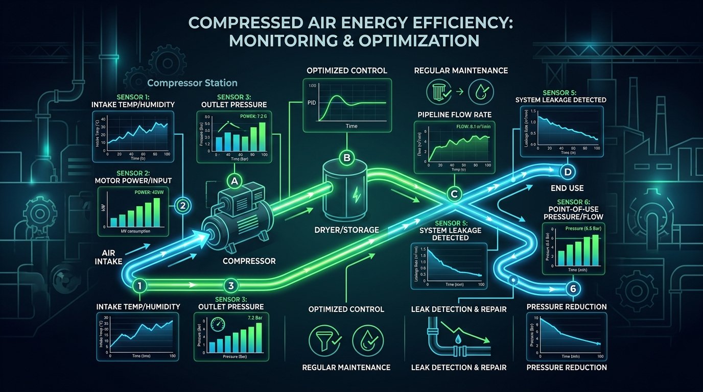 The Plant Engineer's Compressed Air Audit Playbook: Uncovering Leaks, Pressure Drops & Waste
